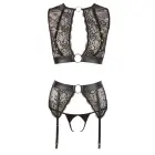 Bondage pesukomplekt käeraudadega – must – XL — Foto 20