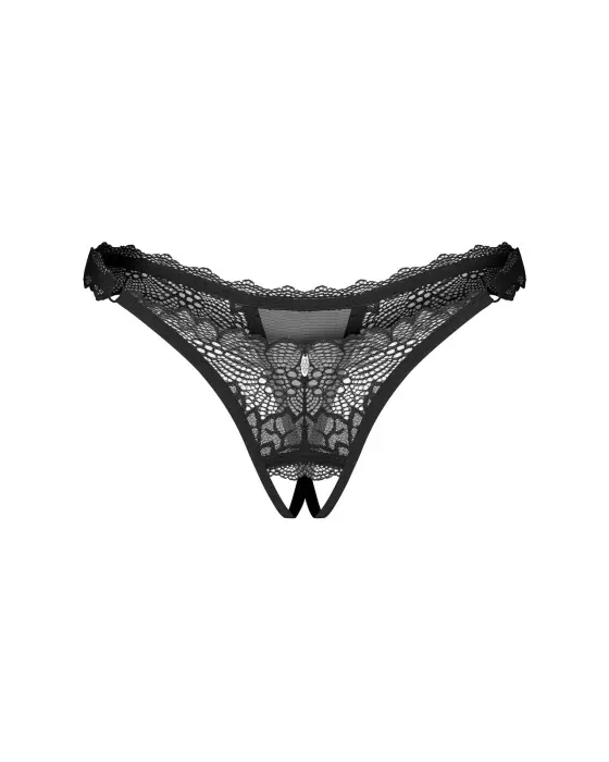 Deina More Open Crotch Thongs – L/XL