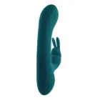 Playboy Lil Rabbit dual motor kompaktne jänese vibraator – 14.6 cm (5.75″) – sinine — Foto 8