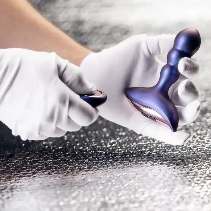 Hueman - Interstellar анальный вибратор – 12.1 см – Фиолетовый Фото num