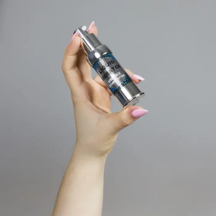 Unisex stimulējošais šķidrais vibrators – 15 ml Foto 2