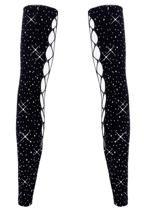 Cottelli ACCESSOIRES roku sildītāji – S-L – Melns Foto 5