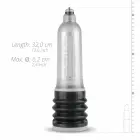 Bathmate Hydromax9 Clear – hydro penis pump with comfort ring – transparent – 27.9 cm — Photo 4