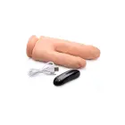 Double Shot skysto silikono dvipusis vibruojantis dildo – 20.5 cm (8″) — Nuotrauka 5