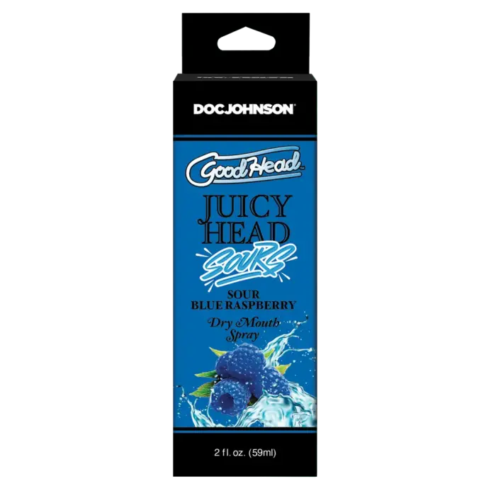 Juicy Head спрей от сухости во рту – Sour Blue Raspberry – 59 мл