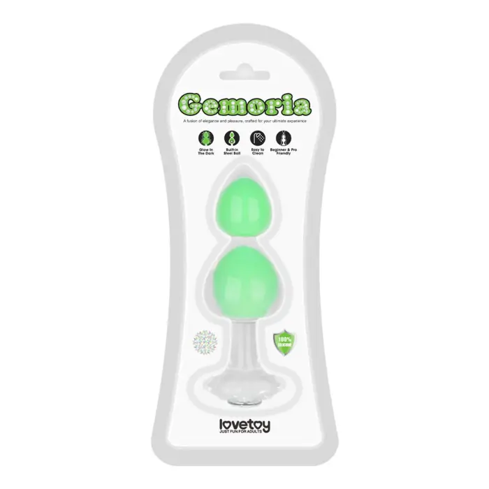 Gemoria analinis kištukas – 10 cm – šviečiantis tamsoje