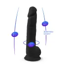 Silex-D Model dildo – 38 cm (15″) – Melns — Foto 6