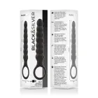 Black & Silver Bob silikona intīmats masieris ar 10 vibrācijas režīmiem – Melns — Foto 5