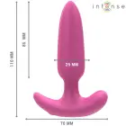 INTENSE ROSS analinis kištukas – 11 cm (4.3″) – Rožinis — Nuotrauka 2