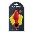 FORTO F-10 Silicone Plug with Pull Ring – M – Red — Photo 1