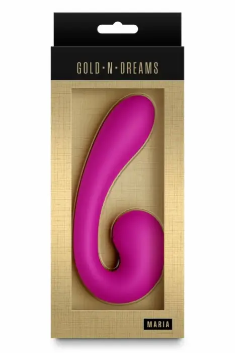 GOLD-N-DREAMS Maria Morganite двухмоторный гибкий вибратор-кролик, силикон