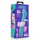 ARIA Flirty AF 2.0 – перезаряжаемый водонепроницаемый вибратор – RumboTech 10 режимов – морской зелёный – 17,8 см — Фото 1