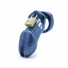 CB-X CB-6000 Chastity Kit Glitter Blue – Adjustable ABS System — Photo 3