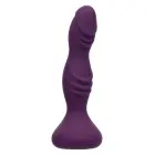 Deep Stud teksturēts vibrējošs anālais zondētājs – Violets — Foto 1