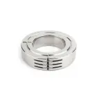 Mr. Steel hingedega magnetiline peenis võru – 40 mm – hõbedane — Foto 4