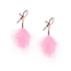 Bound regulējamas krūšu galu skavas – rozā Foto 1