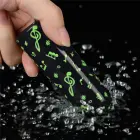 Перезаряжаемый светящийся в темноте музыкальный вибратор – 8.4 cm (3.3″) – зеленый — Фото 10