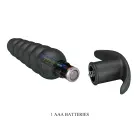 Pretty Love Aeolis vibrējošs anālais spraudnis – 15 cm – Melns Foto 9