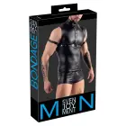 Svenjoyment Bondage vīriešu tops – melns – M Foto 1