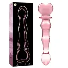 Ibiza Nebula Series Model 21 stikla dildo – 20.5 cm (8″) – rozā — Foto 1