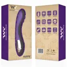 Womanvibe Sunny dvigubas vibratorius – 19.7 cm (7.75″) – violetinis — Nuotrauka 4
