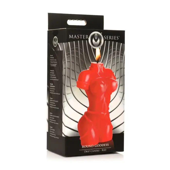 Bound Goddess Erotic Massage Candle – Red