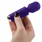 Rocks-Off mini uzlādējams wand masāžas vibrators 11.5 cm (4.5″) – violets — Foto 3