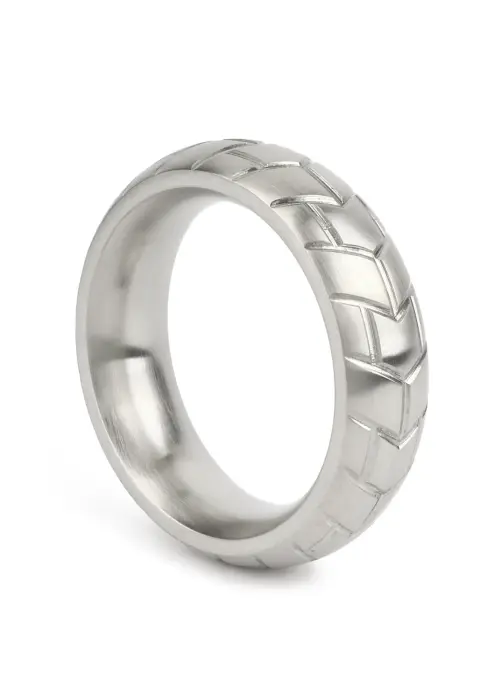 Mr. Steel MeGa Tire кольцо для члена – 4.5 cm – серебристый