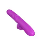 Angelia vibrators ar kustību, rotējošu vārpstu un mēles stimulatoru – 20 cm (7.87″) – violets Foto 6