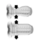 FUSION X Deep Squeeze Vibrating Masturbator – 26 cm – Black — Photo 8