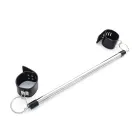 BDSM izstiepšanas stieņis ar potīšu važām – melns – 50 cm — Foto 1
