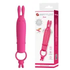 Pretty Love Delia vibrējošs truša vibrators – rozā Foto 1