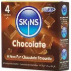 Skins Chocolate maitsestatud kondoomid – 4 tk — Foto 2