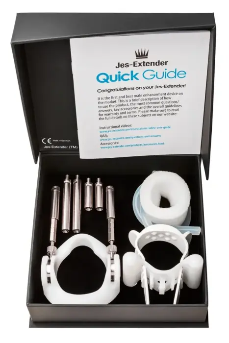 Jes-Extender Light Penis Extender Set – Black