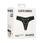 RealRock Elastic Harness – универсальные регулируемые трусики для страпона – чёрные — Фото 2