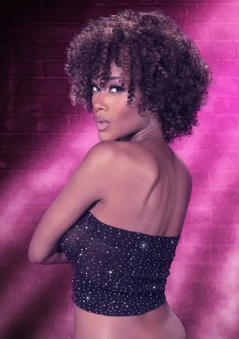 Radiance bandeau tipa tops – melns – One size Foto 5