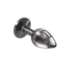 Playboy Pleasure Tux mazs alumīnija anālais spraudnis – S – 7.4 cm – sudraba — Foto 4