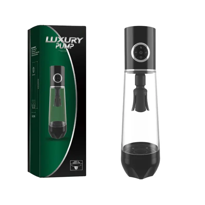 LUXURY PUMP – Премиальная перезаряжаемая автоматическая водонепроницаемая вакуумная помпа