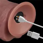 LoveToy Dual Density Power Cock – вибрирующий реалистичный дилдо – 9" – 10 режимов — Фото 8