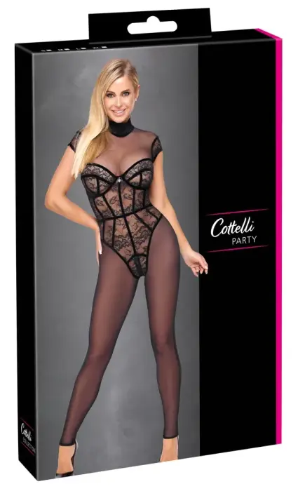 Cottelli PARTY mežģīņu bodijs – melns – M