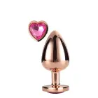 Gleaming Love Rose Gold Anal Plug L – 9.5 cm (3.7″) – Multicolored — Photo 2