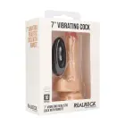 Vibrating Realistic Dildo with Scrotum – 18 cm (7″) – Skin — Photo 1