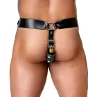 ZADO Leather Men's Jockstrap – Black — Photo 3