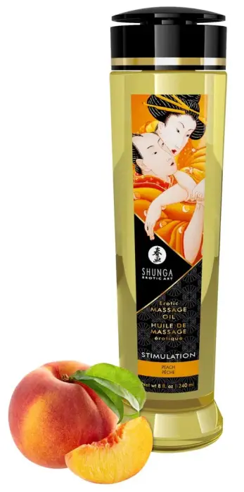 Shunga Erotic Massage Oil – Peach – 240 ml