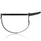 Fetish Submissive Silicone Strap-On System strap-on vibraator – 15 cm – must — Foto 3