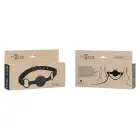Intense Fetish Vegan Leather Ball Gag – Adjustable – Black — Photo 5