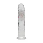LED Vibrating Straight Cock - 18 cm - Transparent Foto 3