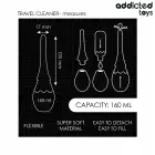 Addicted Toys Travel Cleaner Model 3 – силиконовый душ-груша 160 мл — Фото 5