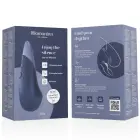 Womanizer Vibe Lay-On Silent UltraWave вибратор – 17.1 см (6.7″) – синий — Фото 7