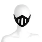 Leather Muzzle Mask – Black — Photo 2